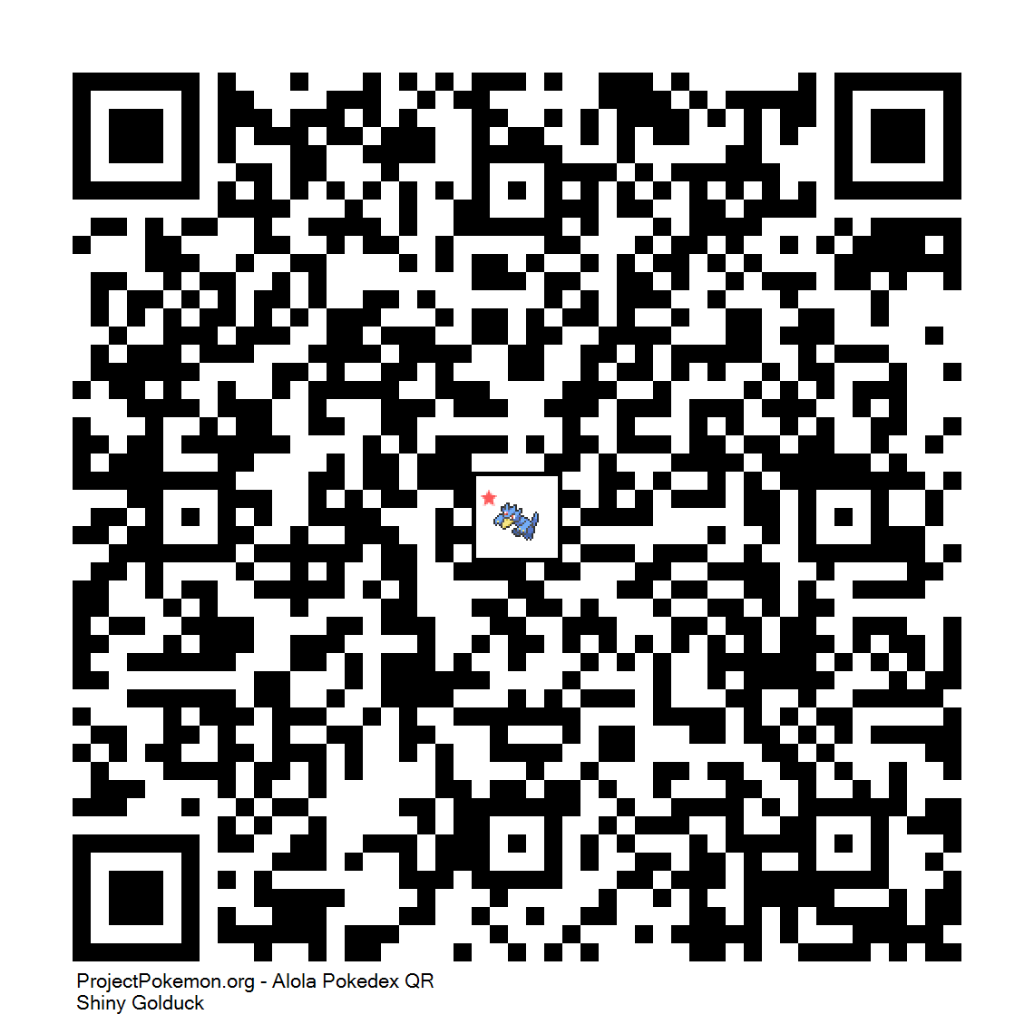 Cdigo QR de Golduck variocolor